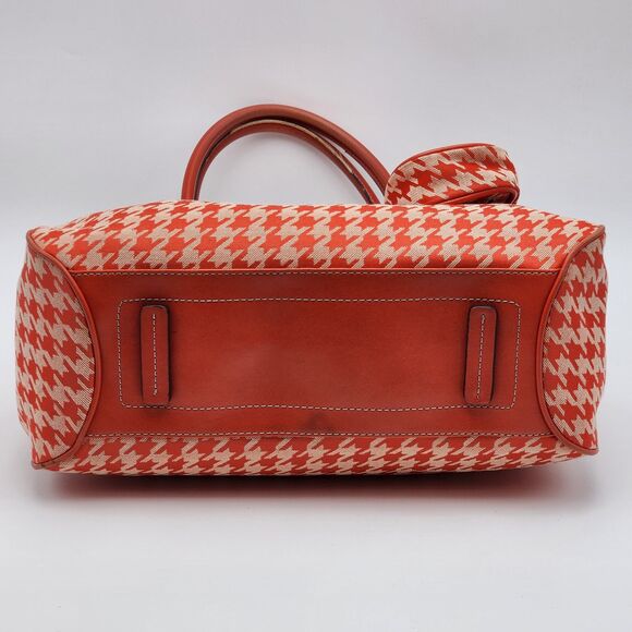 Nine West Vintage Red Houndstooth Bag with Matching Phone Case - Picture 5 of 14
